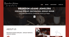 Desktop Screenshot of brandonadamsjewelry.com