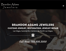 Tablet Screenshot of brandonadamsjewelry.com